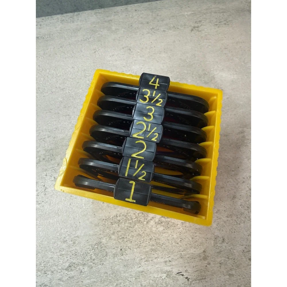 Vintage Kodak Polycontrast Filters Set 1-4 with Yellow Storage Case Darkroom